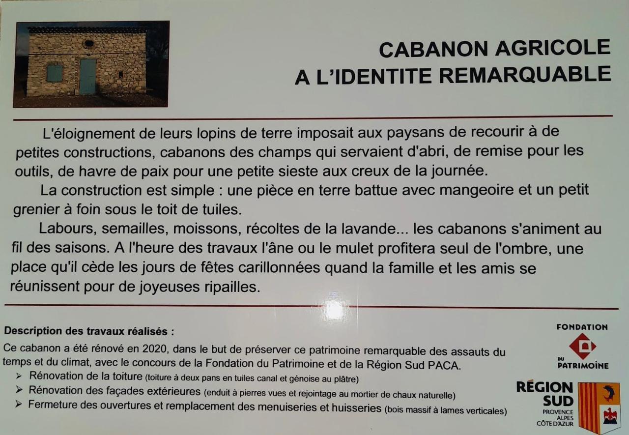 Le Cabanon Des Lavandes Entre Mont Ventoux Et Luberon Со-де-Воклюз Экстерьер фото